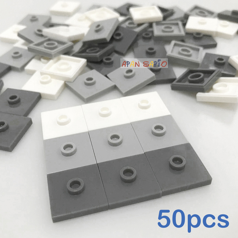 Lego Set City - 50 adet DIY Yapı Taşları Dışbükey