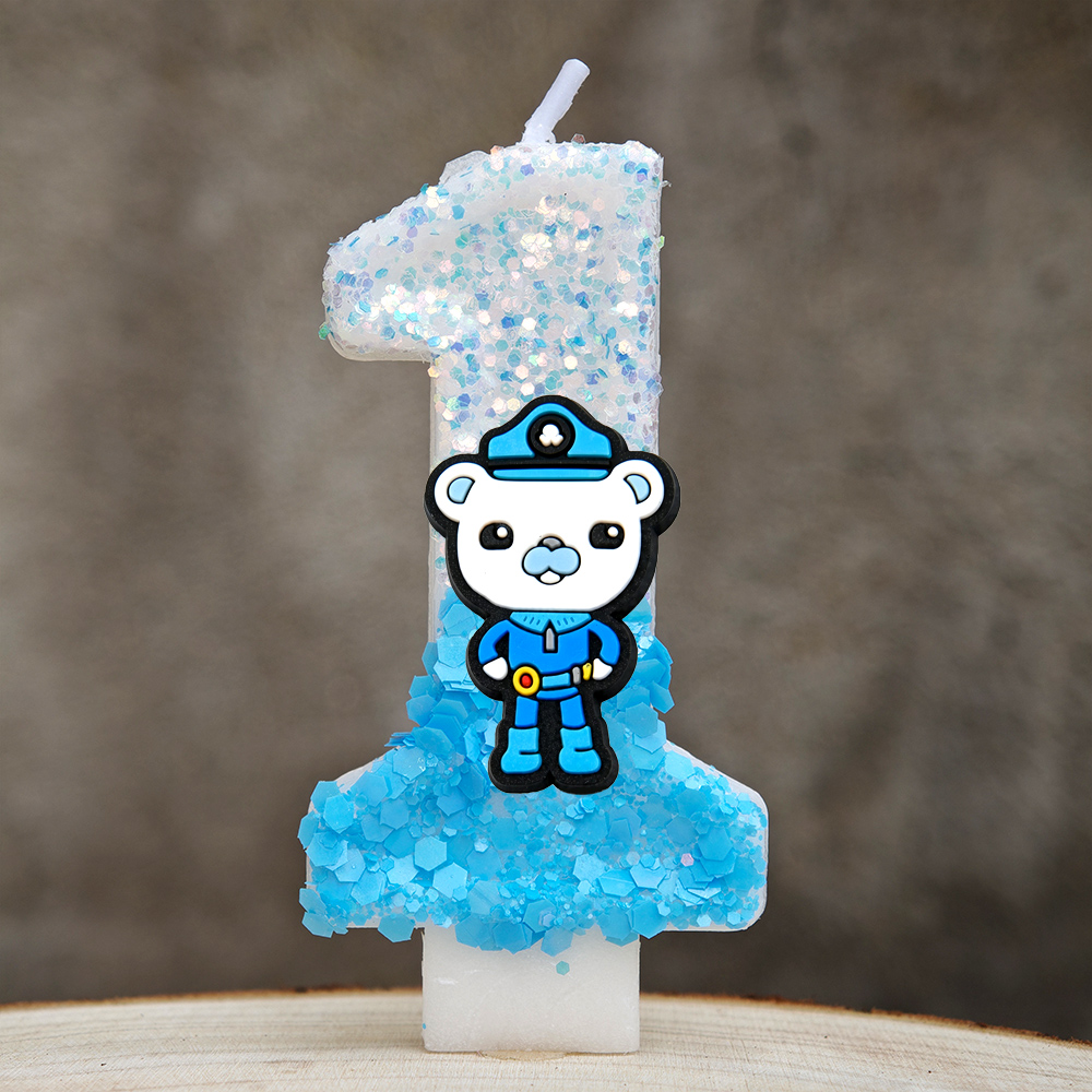 Holiday Candle Set - Octonauts Deniz Altı Doğum Günü Mum