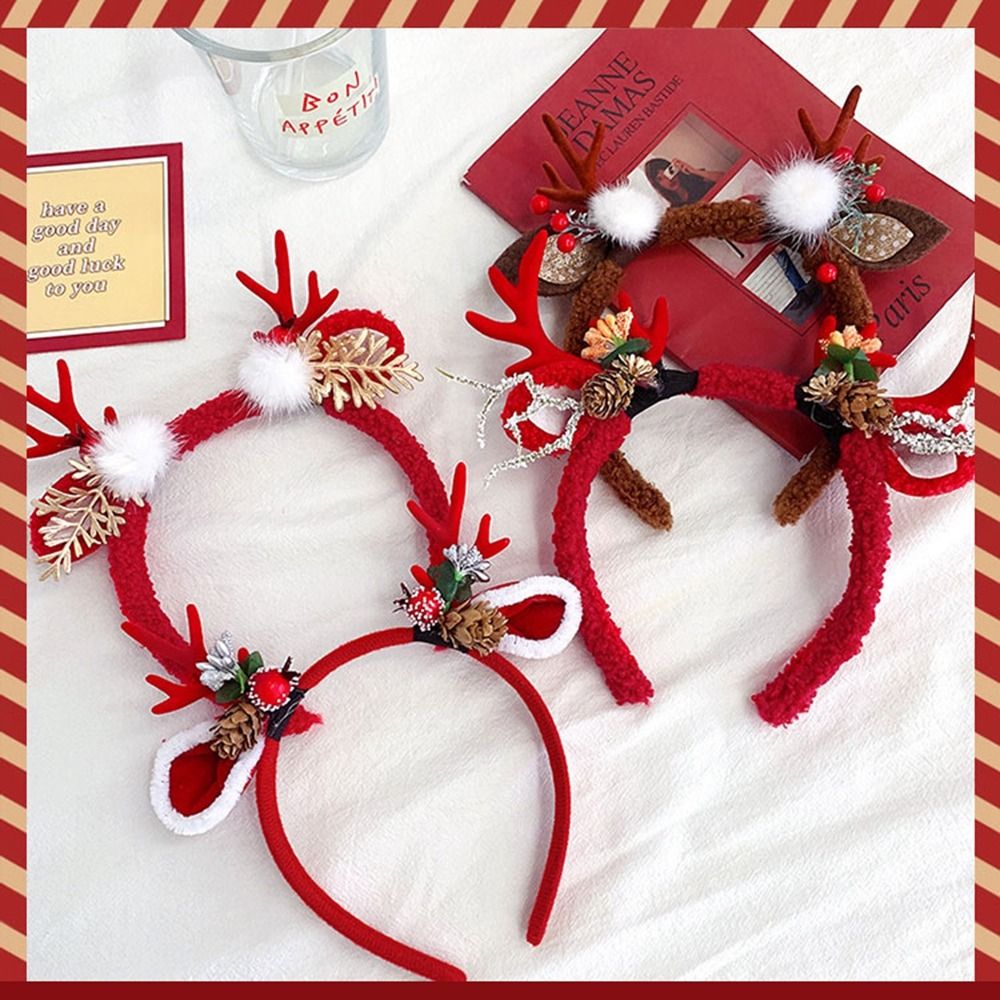 Sevimli Noel Süsü Noel Taç Ban - Reindeer Antlers Headband incelemesi ve fiyatı