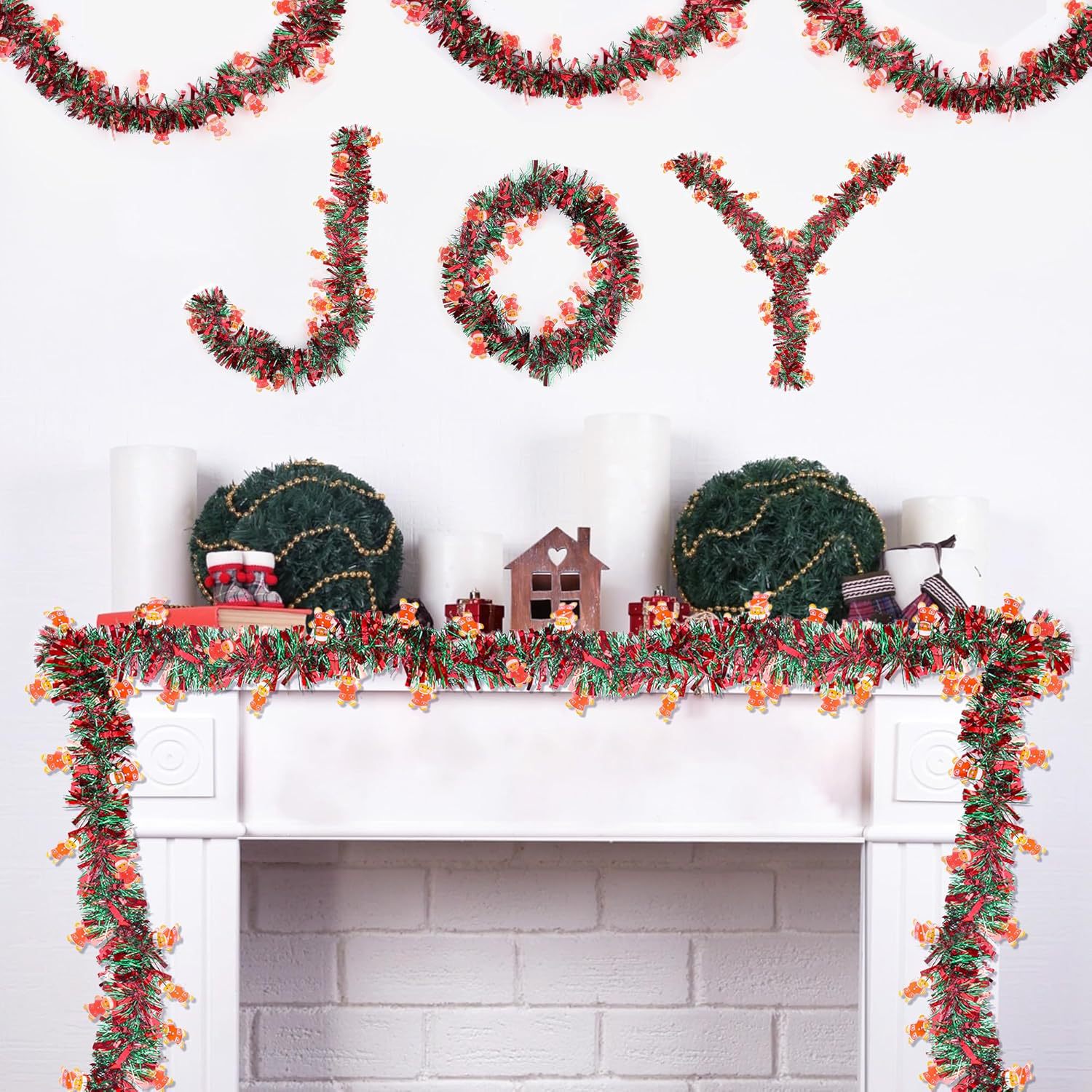 2 adet kış tatili kardan adam  - Tinsel Garland Decoration incelemesi ve fiyatı