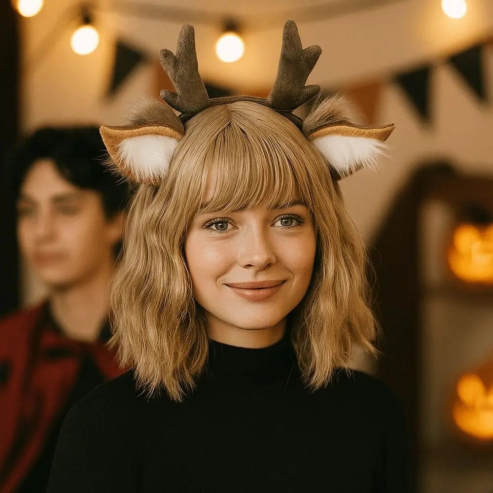 Kabarık Geyik Kulakları Ren Ge - Reindeer Antlers Headband incelemesi ve fiyatı