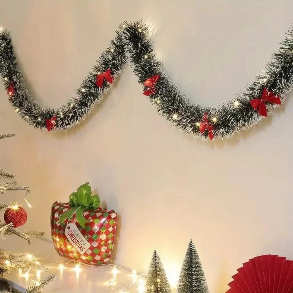 Noel Simli Çelenk Yapay Noel Ç - Tinsel Garland Decoration incelemesi ve fiyatı