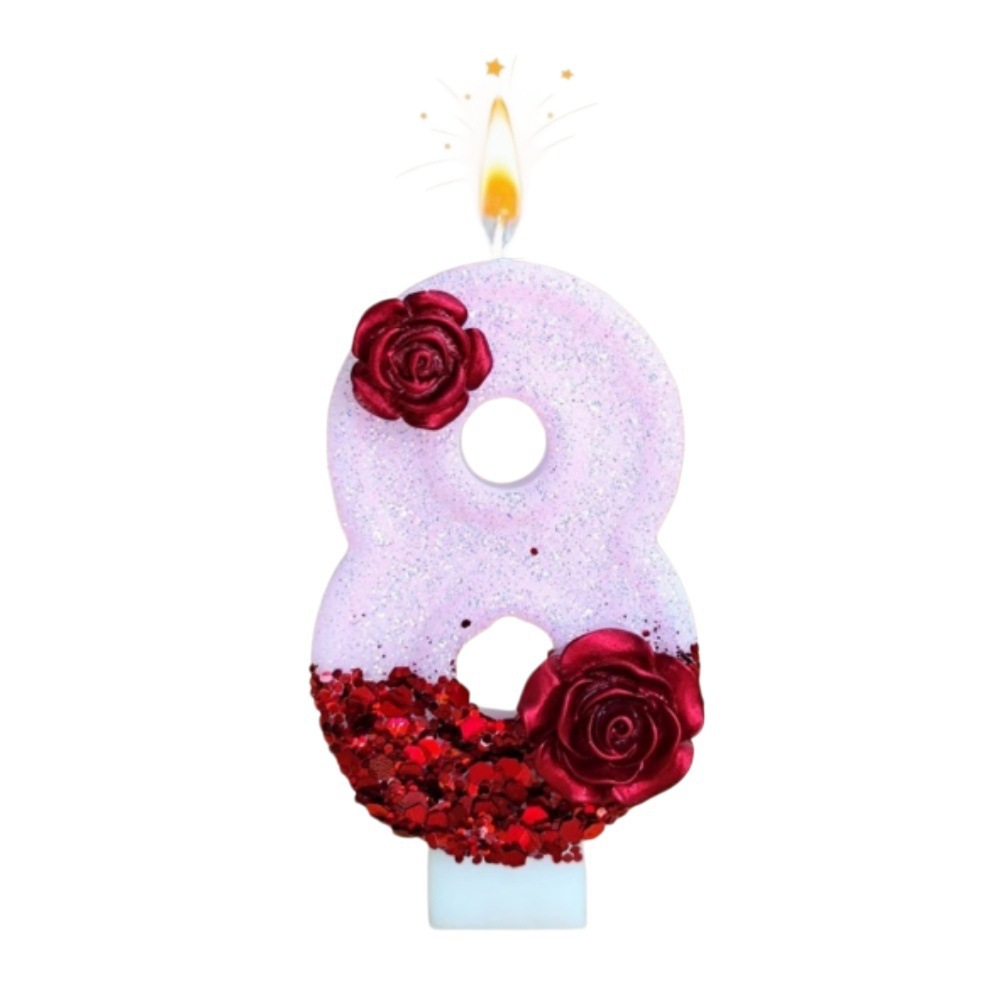 Numaralı Pembe Simli Kırmızı G - Holiday Candle Set incelemesi ve fiyatı